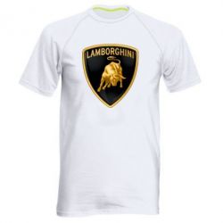 Чоловіча футболка для спорту Lamborghini Logo - PrintSalon