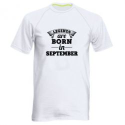 Мужская футболка для спорта Legends are born in September