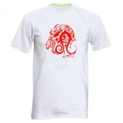 Мужская футболка для спорта Leo (Лев) - PrintSalon