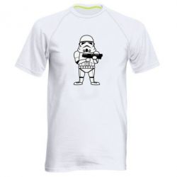 Мужская футболка для спорта Little Stormtrooper - PrintSalon