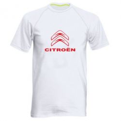 Мужская футболка для спорта Логотип Citroen - PrintSalon