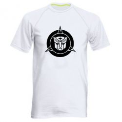 Мужская футболка для спорта Логотип Трансформеры - PrintSalon