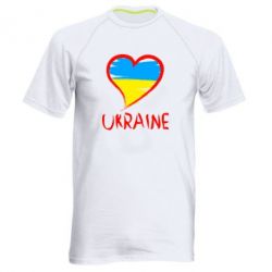 Мужская футболка для спорта Love Ukraine - PrintSalon