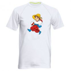 Чоловіча футболка для спорту Маленький українець - PrintSalon