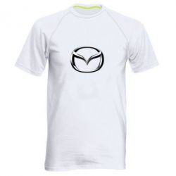 Мужская футболка для спорта Mazda 3D Logo - PrintSalon