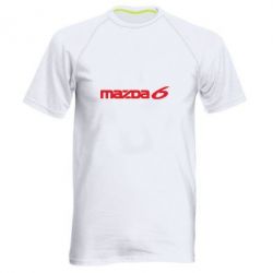 Мужская футболка для спорта Mazda 6 - PrintSalon