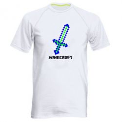 Чоловіча футболка для спорту Меч Minecraft