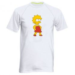 Мужская футболка для спорта Мэгги Симпсон - PrintSalon