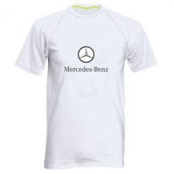 Мужская футболка для спорта Mercedes-Benz Logo - PrintSalon