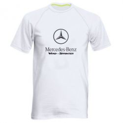 Мужская футболка для спорта Mercedes Benz - PrintSalon
