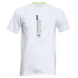 Мужская футболка для спорта Mercedes GP Vert - PrintSalon