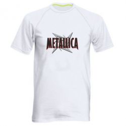Мужская футболка для спорта Metallica Logo - PrintSalon