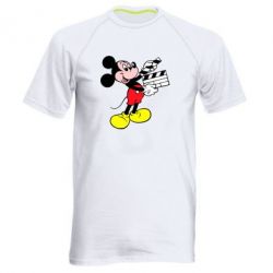 Мужская футболка для спорта Микки режиссер - PrintSalon