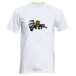 Чоловіча футболка для спорту Minecraft Company - PrintSalon