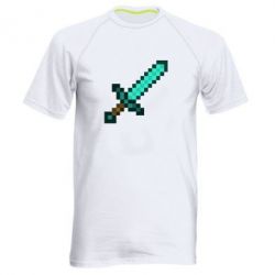Чоловіча футболка для спорту Minecraft меч