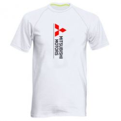 Чоловіча футболка для спорту Mitsubishi Motors лого - PrintSalon