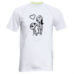 Мужская футболка для спорта MOTO LOVE - PrintSalon
