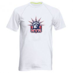 Мужская футболка для спорта New York Rangers - PrintSalon