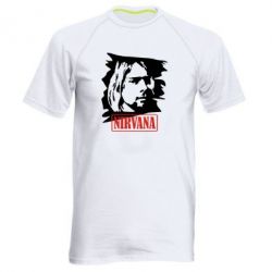 Мужская футболка для спорта Nirvana Kurt Cobian - PrintSalon