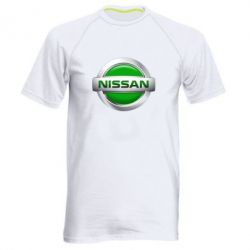 Чоловіча футболка для спорту Nissan Green - PrintSalon