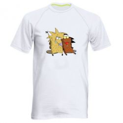 Мужская футболка для спорта Норберт и Деггет - PrintSalon