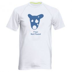 Мужская футболка для спорта Not Found - PrintSalon