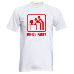 Мужская футболка для спорта Office Party - PrintSalon