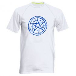 Мужская футболка для спорта Оккультный символ Сверхъестественное - PrintSalon
