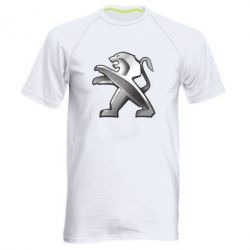 Мужская футболка для спорта Peugeot Logo - PrintSalon
