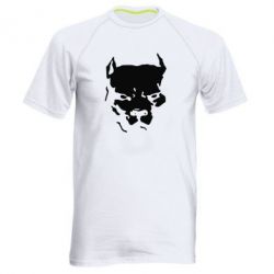 Мужская футболка для спорта Питбуль - PrintSalon