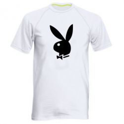 Мужская футболка для спорта плейбой - PrintSalon