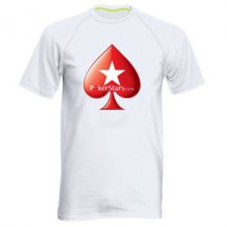 Мужская футболка для спорта Poker Stars Game - PrintSalon