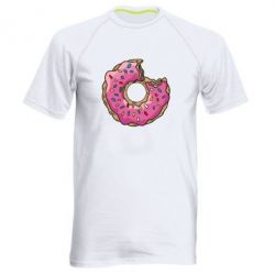Мужская футболка для спорта Пончик - PrintSalon