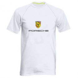 Мужская футболка для спорта Porsche - PrintSalon
