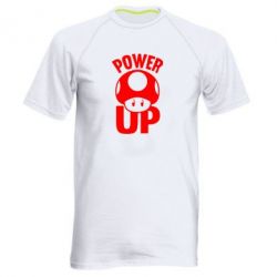 Чоловіча футболка для спорту Power Up Маріо гриб - PrintSalon