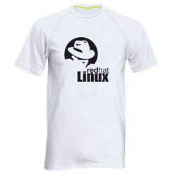 Мужская футболка для спорта Redhat Linux - PrintSalon