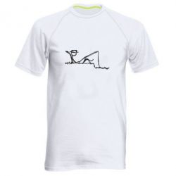 Чоловіча футболка для спорту Рисунок Рыбалка - PrintSalon