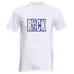 Мужская футболка для спорта Rock - PrintSalon
