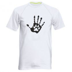 Чоловіча футболка для спорту Рука вовка - PrintSalon