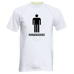 Мужская футболка для спорта Sex superman - PrintSalon