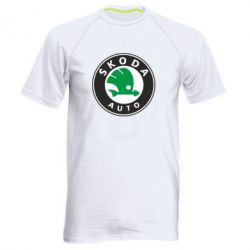 Мужская футболка для спорта Skoda Small - PrintSalon