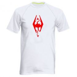 Мужская футболка для спорта Skyrim - PrintSalon