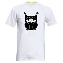 Мужская футболка для спорта Сова - PrintSalon
