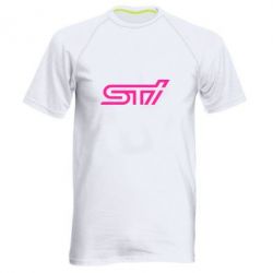 Мужская футболка для спорта STI Logo - PrintSalon