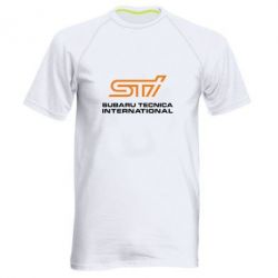 Мужская футболка для спорта STI - PrintSalon