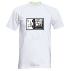 Мужская футболка для спорта Subaru All-Wheel - PrintSalon