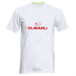 Мужская футболка для спорта Subaru - PrintSalon