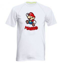 Мужская футболка для спорта Супер Марио - PrintSalon