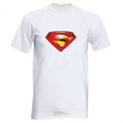 Мужская футболка для спорта Superman Emblem - PrintSalon