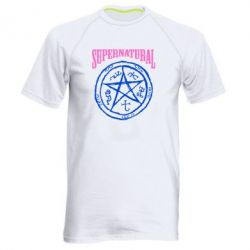 Чоловіча футболка для спорту Supernatural коло - PrintSalon